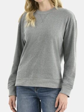 Time and Tru Gray Crewneck Sweater